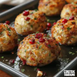 As the holiday season approaches, homes fill with the delightful aroma of comforting dishes that bring warmth and joy to gatherings of friends and family. The festive spirit encourages us to indulge in culinary traditions that not only satisfy our taste buds but also create lasting memories. One such dish that embodies the essence of the season is Festive Cranberry Turkey Stuffing Balls. These delectable morsels serve as the perfect addition to your holiday table, bringing together flavors that are both nostalgic and inviting.