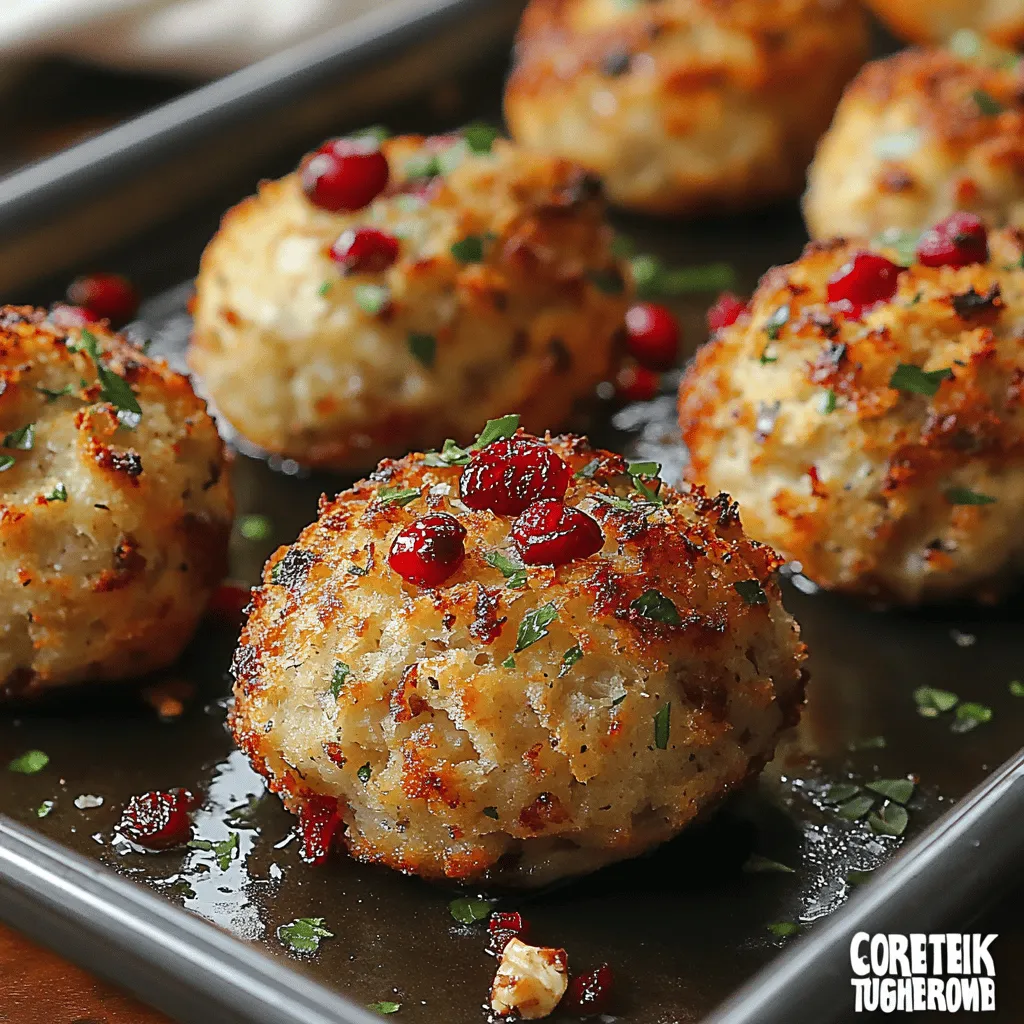 As the holiday season approaches, homes fill with the delightful aroma of comforting dishes that bring warmth and joy to gatherings of friends and family. The festive spirit encourages us to indulge in culinary traditions that not only satisfy our taste buds but also create lasting memories. One such dish that embodies the essence of the season is Festive Cranberry Turkey Stuffing Balls. These delectable morsels serve as the perfect addition to your holiday table, bringing together flavors that are both nostalgic and inviting.