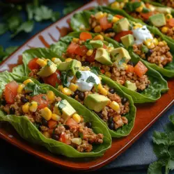 In today’s fast-paced world, understanding the appeal of healthy eating has never been more important. With the rise of busy lifestyles and the constant juggling of responsibilities, finding nutritious meals that are both quick to prepare and satisfying can be a challenge. Enter Southwest Chicken Lettuce Wraps—a vibrant and flavorful dish that brings together the goodness of fresh ingredients with the bold taste of Southwest cuisine. This recipe not only delights your taste buds but also offers a healthy alternative to traditional wraps, making it an excellent choice for anyone looking to maintain a balanced diet without sacrificing flavor.