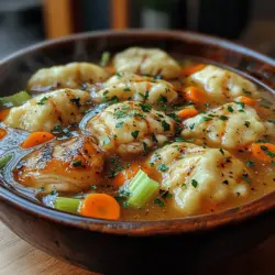 There’s something inherently soothing about a warm bowl of chicken and dumplings. This dish has carved its niche as one of the quintessential comfort foods, cherished across homes and generations. Imagine a chilly evening where you gather around the table with family and friends, sharing laughter and stories, while savoring a hearty serving of tender chicken and fluffy dumplings nestled in a rich, flavorful broth. This is more than just a meal; it’s an experience that brings warmth and comfort to the heart.