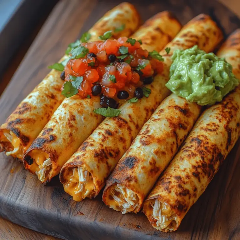 Discover the delightful world of Crispy Air Fryer Chicken Taquitos, a perfect blend of convenience and flavor. These taquitos are not only easy to prepare but also deliver a satisfying crunch that can please everyone from picky eaters to culinary adventurers. With simple ingredients and a quick cooking time in the air fryer, these taquitos are ideal for weeknight dinners, parties, or snack time. Let’s dive into how to create this delicious dish that is sure to become a family favorite.