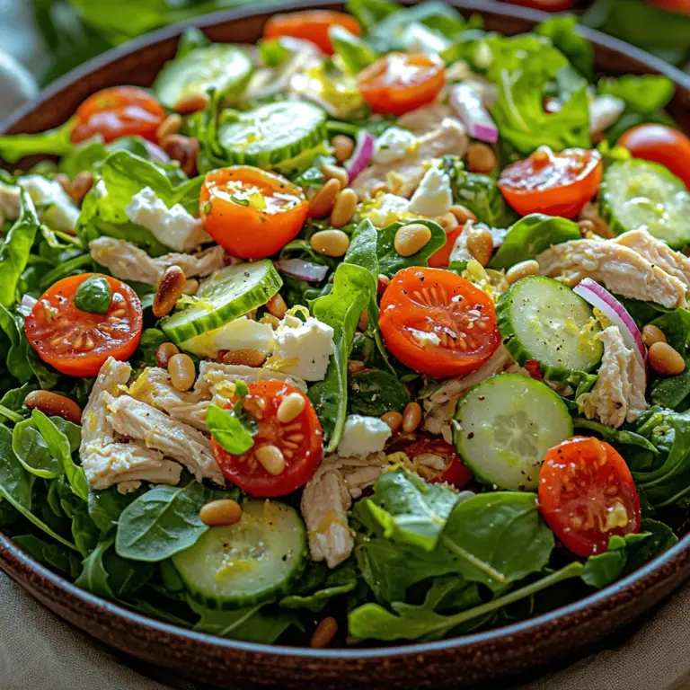 When it comes to summer meals, nothing quite captures the essence of freshness and flavor like a Zesty Lemon Basil Chicken Salad. This vibrant dish combines tender chicken, crisp greens, and a burst of citrus, creating a delightful experience that is both satisfying and nutritious. The appeal of this salad lies in its balance of textures and flavors, making it perfect for a light lunch or a hearty dinner. With the tangy notes of lemon and the aromatic essence of fresh basil, each bite is a celebration of seasonal ingredients that nourishes both body and soul.