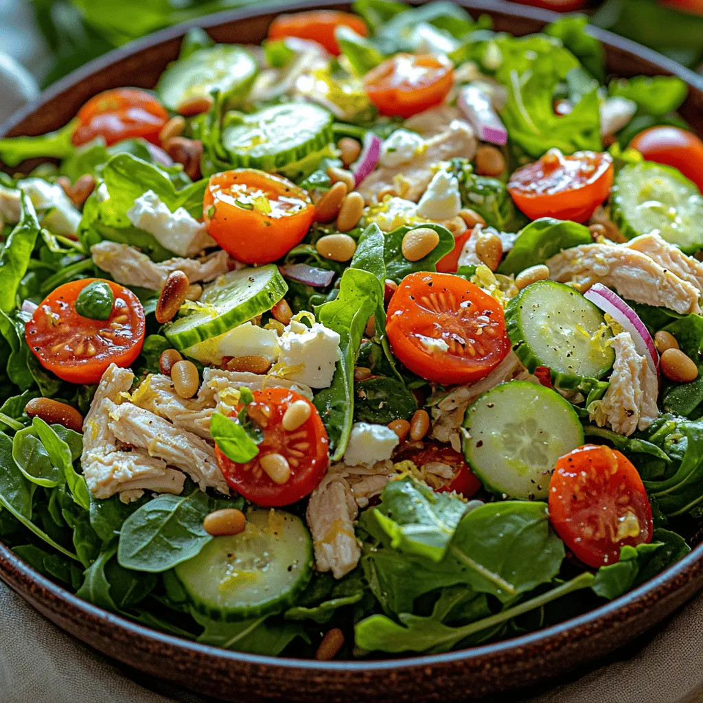 When it comes to summer meals, nothing quite captures the essence of freshness and flavor like a Zesty Lemon Basil Chicken Salad. This vibrant dish combines tender chicken, crisp greens, and a burst of citrus, creating a delightful experience that is both satisfying and nutritious. The appeal of this salad lies in its balance of textures and flavors, making it perfect for a light lunch or a hearty dinner. With the tangy notes of lemon and the aromatic essence of fresh basil, each bite is a celebration of seasonal ingredients that nourishes both body and soul.