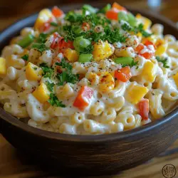 At the heart of any macaroni salad lies the pasta itself, and in this case, elbow macaroni takes center stage. The significance of elbow macaroni in pasta salads cannot be overstated. Its unique shape, with its curved and hollow structure, allows it to hold onto dressings and mix beautifully with other ingredients. This results in a satisfying bite that is both chewy and tender. When cooked properly, elbow macaroni offers the perfect texture—al dente, which means it retains a slight firmness when bitten into. This aspect is crucial, as overcooked pasta can lead to a mushy salad, detracting from the overall experience.