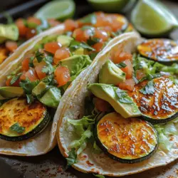 In the realm of plant-based cuisine, the possibilities are endless, and one recipe that stands out for its innovative approach is the Crispy Air Fryer Zucchini Tacos. This delightful dish combines the fresh, vibrant flavors of zucchini with a satisfying crunch that not only appeals to vegetarians but also to anyone seeking a healthier alternative to traditional tacos. The air fryer technique allows for a crispy texture without the need for excessive oil, making this recipe a guilt-free indulgence.