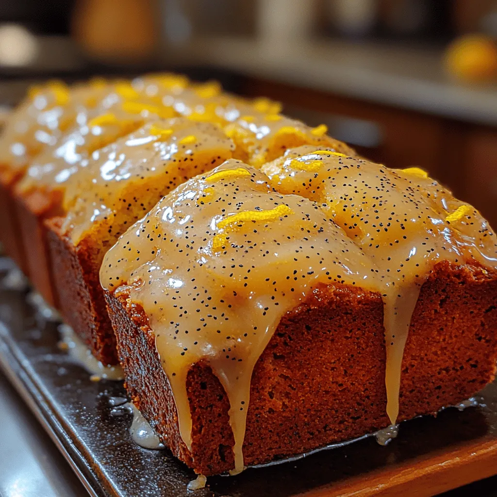 If you're searching for a delightful and vibrant addition to your baking repertoire, look no further than the Zesty Sunshine Glazed Lemon Poppy Seed Loaf. This recipe combines refreshing citrus flavors with the unique crunch of poppy seeds, creating a loaf that is as pleasing to the palate as it is to the eye. The bright notes of lemon paired with the subtle nuttiness of poppy seeds make this loaf an irresistible treat for breakfast, brunch, or an afternoon snack.