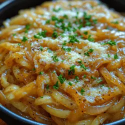 In the realm of comfort food, few dishes can rival the rich, warm embrace of French onion soup. Its deeply flavorful broth, gooey cheese, and perfectly caramelized onions evoke a sense of nostalgia and satisfaction that warms the soul. Now, imagine capturing that same essence in a pasta dish that is not only delicious but also remarkably easy to prepare. Enter Savory One Pot French Onion Pasta—a dish that seamlessly marries the comforting qualities of French onion soup with the hearty satisfaction of pasta.