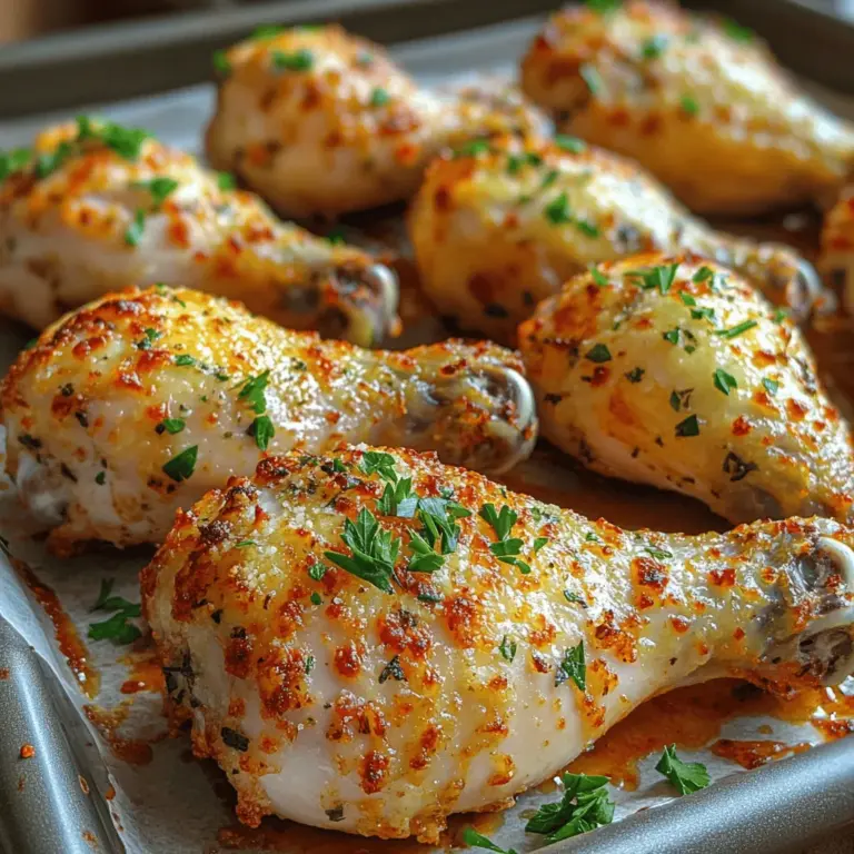 The magic of Parmesan Herb Baked Chicken Drumsticks comes from a carefully curated selection of ingredients that work in harmony to create a robust flavor profile. Let’s take a closer look at each component that contributes to the deliciousness of this dish.