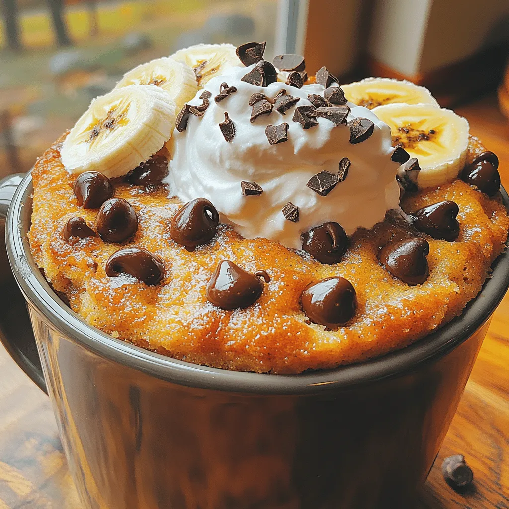 In the fast-paced world we live in, the quest for quick and satisfying desserts has spawned a delightful trend: the mug cake. These single-serving cakes, cooked in the convenience of a mug and ready in just a few minutes, have taken the culinary scene by storm. Among these quick treats, the Banana Bliss Chocolate Chip Mug Cake stands out as a perfect fusion of decadent chocolate and the natural sweetness of ripe bananas. This easy-to-make dessert requires minimal ingredients and time, making it an ideal solution for those late-night cravings or a quick pick-me-up during a busy day.