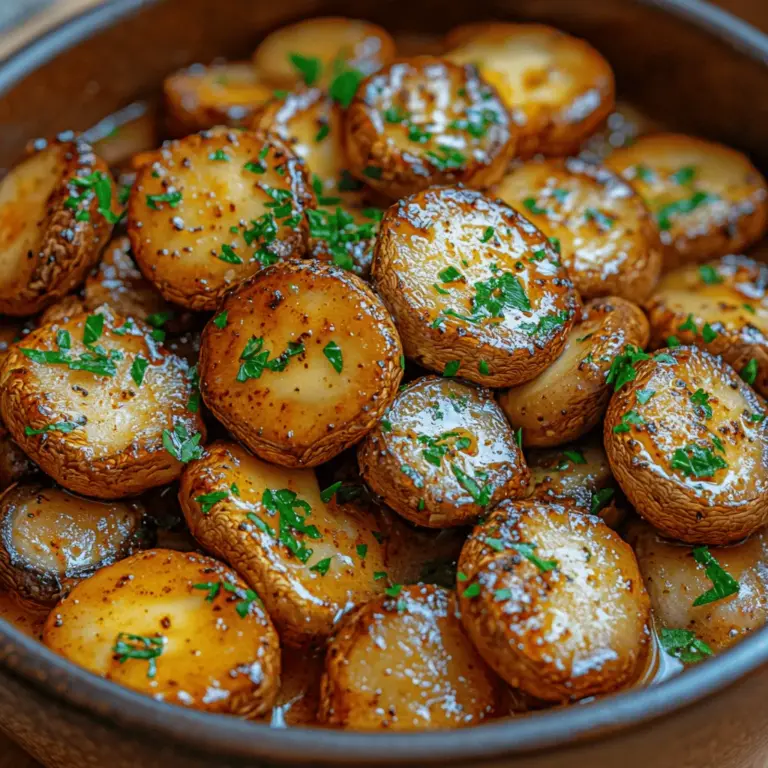 If you're on the hunt for a dish that embodies comfort, flavor, and versatility, look no further than savory slow cooker garlic butter mushrooms. This delightful recipe brings together the rich, earthy flavors of fresh mushrooms, the aromatic embrace of garlic, and the creamy smoothness of butter, all simmered together to create a dish that is not only easy to prepare but also incredibly satisfying. Whether served as a side dish, tossed into pasta, or used as a topping for grilled meats, these garlic butter mushrooms are sure to impress at any gathering or family dinner.