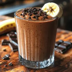 The magic of the Choco-Nutty Banana Bliss Smoothie lies in its thoughtfully selected ingredients, each playing a crucial role in the flavor, texture, and health benefits of the final blend. Let’s take a closer look at each component that contributes to this delectable smoothie.
