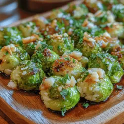 Crispy Smashed Brussels Sprouts with Roasted Garlic is not just a side dish; it’s a culinary experience that combines a delightful crunch with a rich, savory flavor. In recent years, Brussels sprouts have emerged from the shadows of culinary obscurity to become a star on dinner tables, and this recipe showcases their potential in the most delicious way. With their crispy edges, tender centers, and the added depth of roasted garlic, these Brussels sprouts promise to be not just a nutritious addition to your meal, but also a crowd-pleaser.