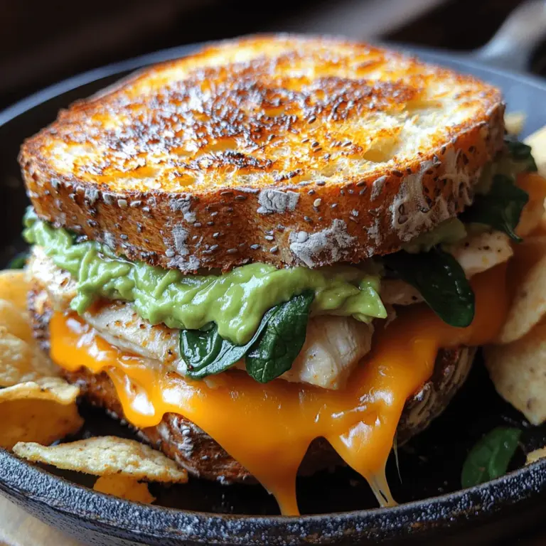To create the perfect Chicken Avocado Melt Sandwich, it's essential to understand the core components that contribute to its deliciousness and health benefits. Let’s explore each ingredient in detail.