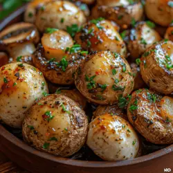 If you're looking for a side dish that is both sophisticated and simple to prepare, look no further than Garlic Herb Roasted Mushrooms Delight. This enticing recipe is not only a feast for the eyes but also a mouthwatering addition to any meal. The combination of earthy mushrooms, aromatic garlic, and fresh herbs creates a symphony of flavors that are sure to impress your family and guests alike. Whether served alongside a juicy steak, tossed into a vibrant salad, or added to a comforting pasta dish, roasted mushrooms bring a depth of flavor that can elevate any culinary experience.