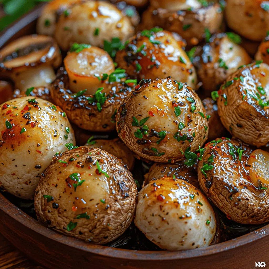 If you're looking for a side dish that is both sophisticated and simple to prepare, look no further than Garlic Herb Roasted Mushrooms Delight. This enticing recipe is not only a feast for the eyes but also a mouthwatering addition to any meal. The combination of earthy mushrooms, aromatic garlic, and fresh herbs creates a symphony of flavors that are sure to impress your family and guests alike. Whether served alongside a juicy steak, tossed into a vibrant salad, or added to a comforting pasta dish, roasted mushrooms bring a depth of flavor that can elevate any culinary experience.