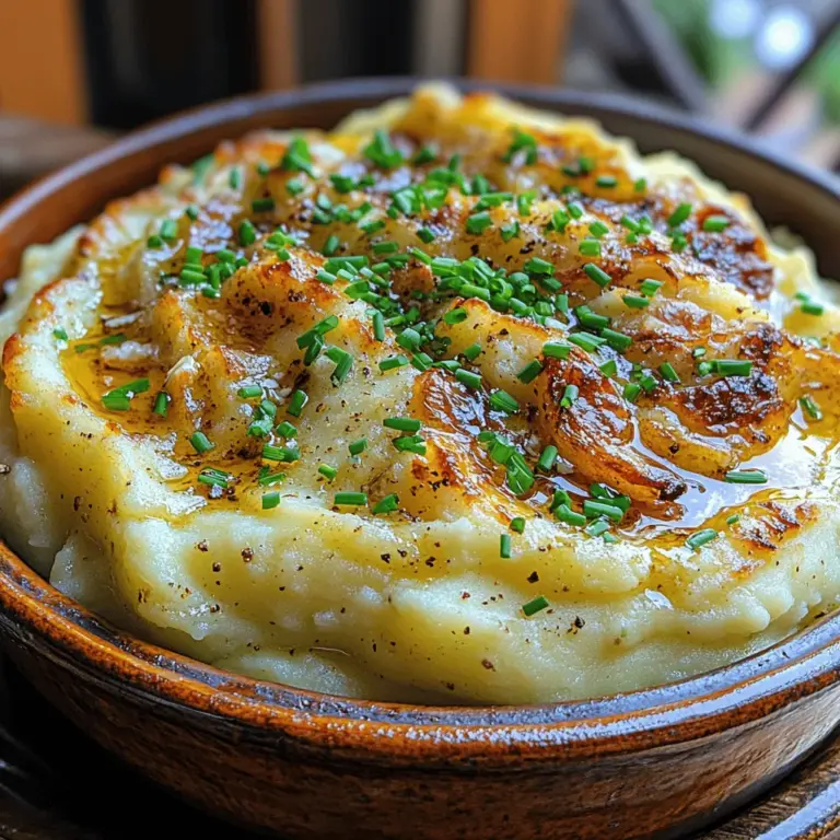 When it comes to mashed potatoes, the type of potato you choose can make all the difference. Yukon Gold potatoes are renowned for their creamy texture and buttery flavor, making them the ideal choice for mashing. Their golden hue hints at the rich, nutty taste that lies within, which is further enhanced when combined with roasted garlic.