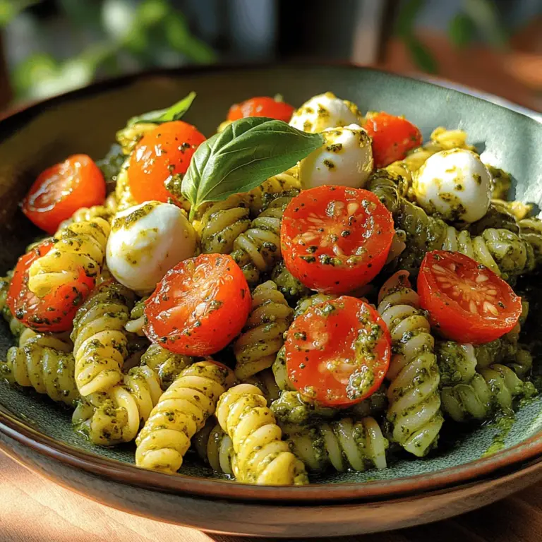As the warm weather settles in and the sun graces us with its presence, there's nothing quite like a refreshing dish to celebrate the season. Chilled Pesto Pasta Delight is the epitome of summer dining, combining the vibrant flavors of fresh basil, sweet cherry tomatoes, and creamy mozzarella with the satisfying texture of perfectly cooked al dente pasta. This dish not only captures the essence of summer but also offers a delightful way to enjoy a light, nutritious meal.