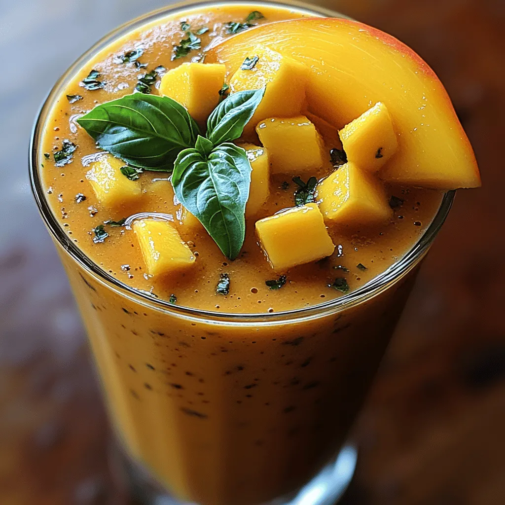 When summer arrives, there's nothing quite like the refreshing taste of a smoothie to awaken your senses and energize your day. Enter the Mango Basil Bliss Smoothie—a delightful fusion of tropical flavors and aromatic herbs that’s perfect for breakfast or as a revitalizing snack. This vibrant drink not only looks appealing with its sunny hue but also delivers a wealth of nutrients, making it a blissful addition to your daily routine.