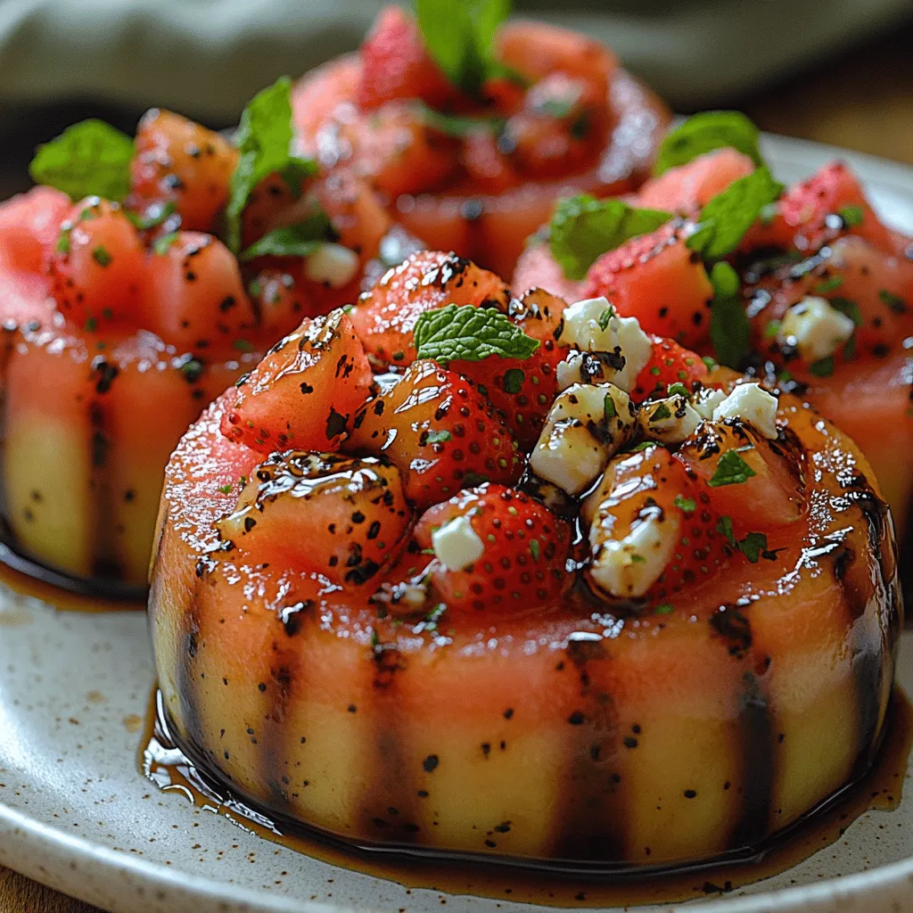 As summer approaches, the craving for light, refreshing dishes intensifies. One recipe that perfectly embodies the essence of summer is the Sweet & Savory Watermelon Strawberry Feta Cups. This delightful fusion of flavors and textures is not only visually appealing but also a treat for the taste buds. Imagine biting into a juicy, crisp piece of watermelon that gives way to the luscious sweetness of strawberries, all topped with creamy feta cheese and a hint of fresh mint. The combination of sweet and savory notes creates a palette of taste that is both satisfying and nutritious.