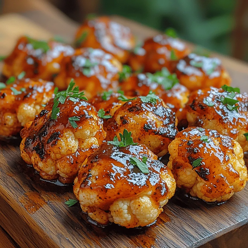 In the ever-evolving landscape of culinary creativity, Peach BBQ Cauliflower Wings have emerged as a standout dish that marries the traditional joy of buffalo wings with a healthy, plant-based twist. This recipe is not just a substitution; it’s an innovation that allows you to enjoy the beloved flavors of BBQ while remaining mindful of your health. The appeal of these wings lies in their ability to satisfy cravings without the guilt that often accompanies fried foods.