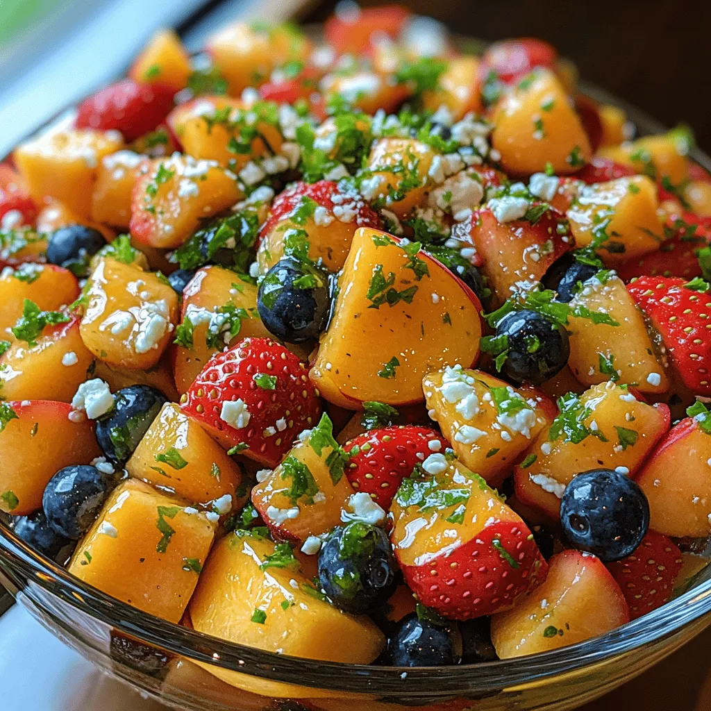 As the warm sun graces the days of summer, there’s nothing quite as refreshing as a vibrant fruit salad. The Honey Lime Basil Peach Fruit Salad is a delightful concoction that not only satisfies your taste buds but also rejuvenates your spirit. This recipe combines the juicy sweetness of ripe peaches, the tartness of fresh lime, and the aromatic essence of basil, creating a symphony of flavors that will make you crave more with each bite.