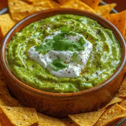 To create the perfect Creamy Avocado Tortilla Dip, understanding the individual components is essential. Each ingredient plays a specific role in contributing to the overall flavor, texture, and nutritional profile of the dip. Here’s a closer look at what goes into this delightful appetizer.