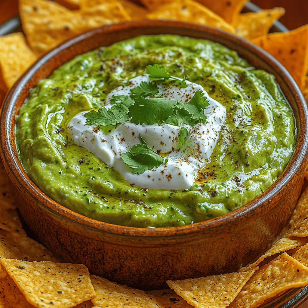 To create the perfect Creamy Avocado Tortilla Dip, understanding the individual components is essential. Each ingredient plays a specific role in contributing to the overall flavor, texture, and nutritional profile of the dip. Here’s a closer look at what goes into this delightful appetizer.