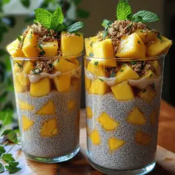 Imagine a sun-soaked beach, the gentle rustle of palm leaves, and the sweet aroma of ripe tropical fruits wafting through the air. This idyllic scene can be captured in a delicious and healthy breakfast or snack option: Tropical Chia Pudding Parfaits. Combining the vibrant flavors of tropical ingredients like pineapple and coconut, this recipe not only tantalizes the taste buds but also brings numerous health benefits to the table.