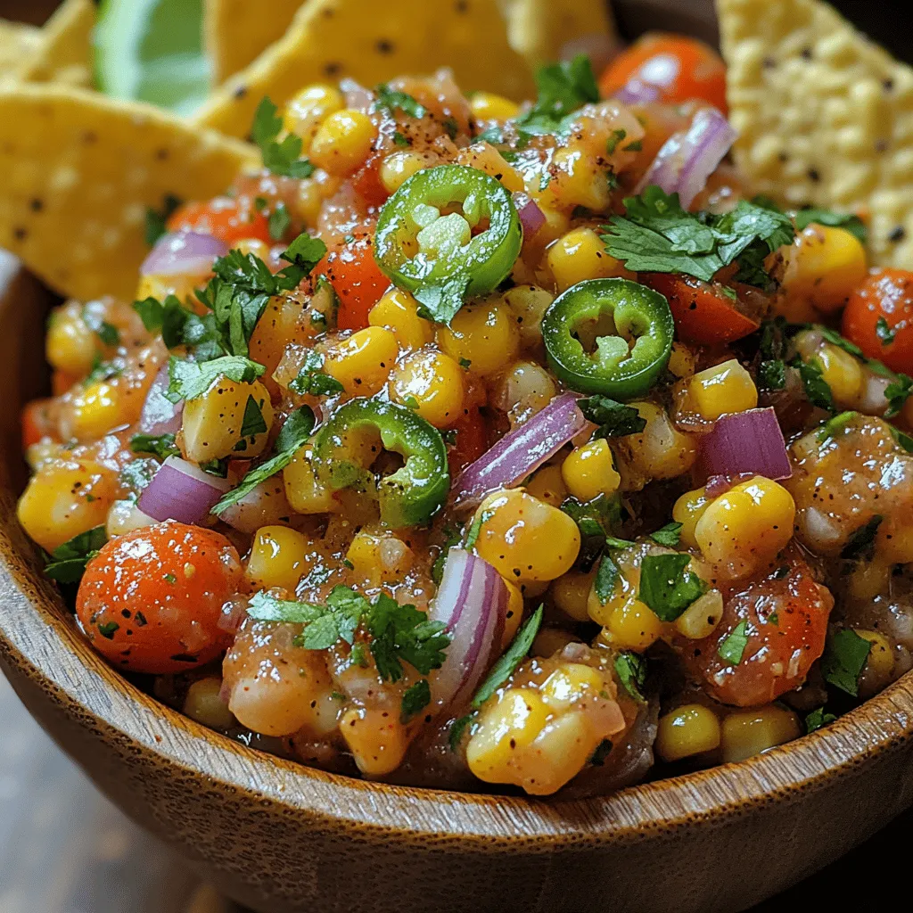 Creating a vibrant and flavorful Spicy Sweet Chipotle Corn Salsa starts with understanding the key ingredients that contribute to its deliciousness. Each component plays a crucial role in building the salsa's unique flavor profile and texture. Let’s take a closer look at these ingredients: