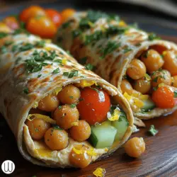 To fully appreciate the Zesty Garlic Lemon Chickpea Wraps, it's essential to understand the star ingredients that make this dish so special. Each component not only enhances the flavor but also contributes to a well-rounded nutritional profile that supports a healthy lifestyle.