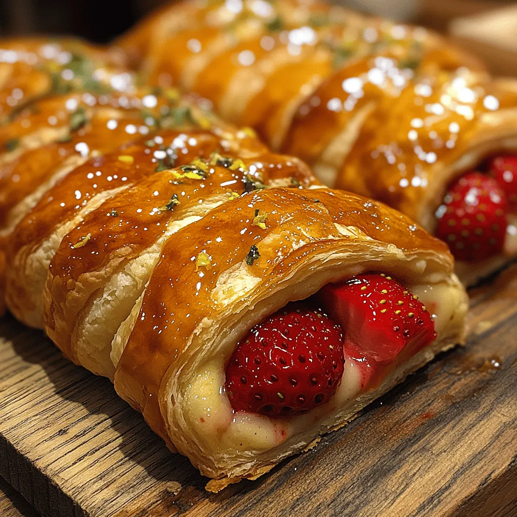 If you have a sweet tooth and a love for pastries, the Heavenly Strawberry Bliss Danish is a recipe that will elevate your baking game and tantalize your taste buds. This delightful pastry combines the freshness of strawberries with a flaky, buttery dough, resulting in a dessert that is as pleasing to the eye as it is to the palate. Whether you're preparing for a special occasion or simply indulging in a weekend treat, this Danish pastry is sure to impress.