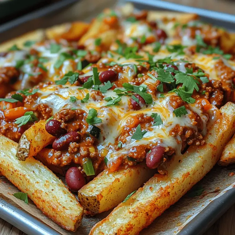 Delight your taste buds with a mouthwatering indulgence that combines the comforting crunch of fries with the savory goodness of chili and cheese. Spicy Chili Cheese Veggie Fries are not only a delicious snack or side dish but also a versatile option that can cater to various dietary preferences. Whether you're a health-conscious eater, a vegetarian, or simply someone craving a hearty bite, this recipe promises to satisfy your cravings while providing a healthier alternative to traditional fries.