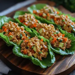 Thai Chicken Lettuce Wraps are a beautiful reflection of the culinary traditions of Thailand, where fresh ingredients and bold flavors come together harmoniously. These wraps are not just a meal; they are a delightful experience, offering a light yet satisfying option for any occasion. Whether you're hosting a casual get-together, looking for a healthy appetizer, or preparing a quick dinner, these wraps are versatile enough to fit the bill.