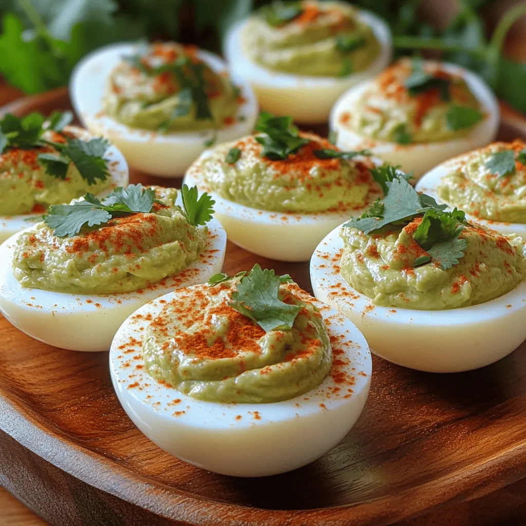 Deviled eggs have long held a cherished place at gatherings, picnics, and brunches alike. Their creamy filling, often spiced with mustard and mayonnaise, lends itself to an array of delicious variations. From classic recipes to gourmet twists, deviled eggs are versatile enough to please any palate. However, one variation that stands out for its unique flavor and health benefits is the creamy avocado deviled egg. This recipe marries the rich, buttery texture of ripe avocados with the traditional deviled egg filling, creating a delightful treat that is not only flavorful but also packed with nutrients.