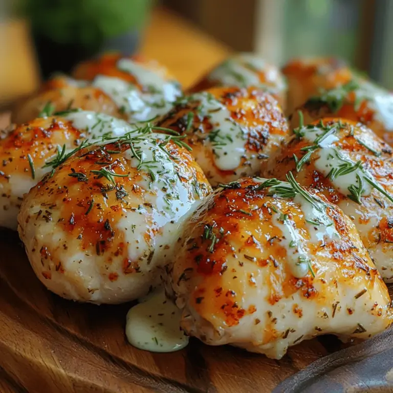 If you are looking for a dish that embodies comfort and sophistication, look no further than Savory Herb Roasted Chicken in Creamy White Sauce. This delectable recipe combines the rich flavors of a perfectly roasted chicken with the luxurious creaminess of a white sauce, creating a meal that is both hearty and elegant. The savory notes from fresh herbs enhance the overall taste, making each bite a delightful experience.