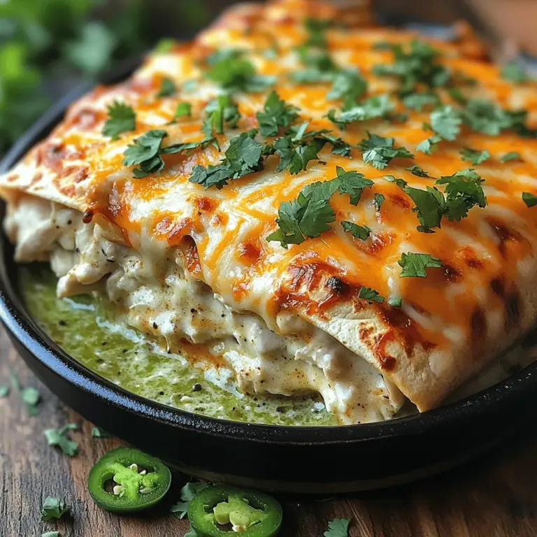 Cheesy white chicken enchilada casserole is a dish that embodies comfort and satisfaction. The creamy sauce enveloping tender pieces of chicken, complemented by gooey melted cheese, creates a culinary experience that warms the heart and soul. The use of rotisserie chicken not only expedites the cooking process but also infuses the casserole with seasoned flavor, making it a go-to option for busy weeknights or casual gatherings.