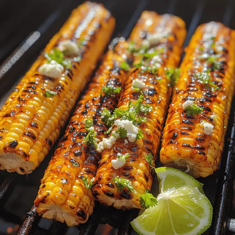 When it comes to making Zesty Chili Lime Grilled Corn, the quality of your main ingredient—fresh corn—is paramount. Selecting fresh, sweet corn ensures that every bite is bursting with flavor. The best time to purchase fresh corn is during the late spring and summer months when it is in season. Look for ears of corn that are plump, with bright green husks and golden silk. Avoid any ears that appear dried out or have dark spots, as these can be signs of age or spoilage.