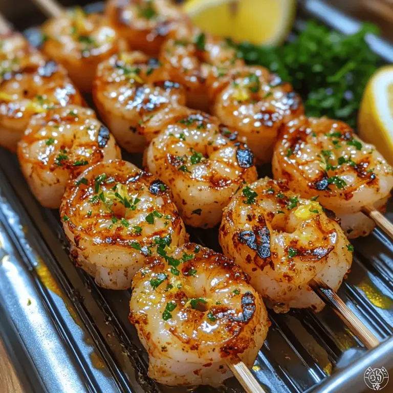 If you're looking for a dish that epitomizes summer dining, look no further than Zesty Lemon Garlic Shrimp Skewers. This vibrant and mouthwatering recipe is not only visually appealing but also packed with flavor, making it a standout choice for any gathering. Whether you're hosting a backyard barbecue, planning a dinner party, or simply craving a light and refreshing meal, these shrimp skewers are sure to impress.