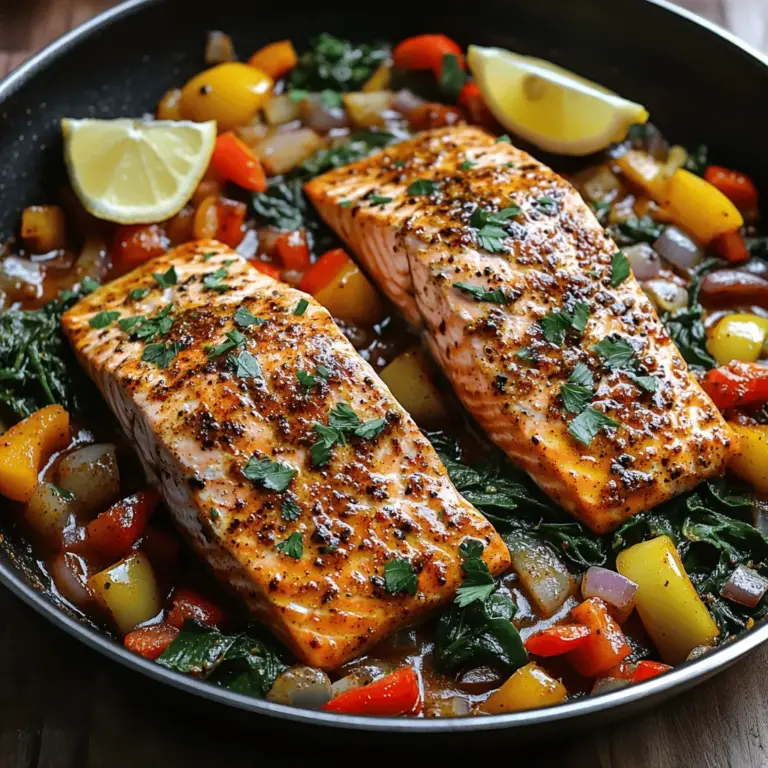 In today's fast-paced world, the demand for quick, healthy meals has never been greater. Enter the Zesty One-Pan Cajun Salmon, a delightful culinary creation that combines ease with robust flavors, making it an ideal choice for busy weeknights. This dish is not only a feast for the taste buds but also a nourishing option packed with nutrients. The vibrant spices and fresh ingredients come together to create a meal that is both satisfying and health-conscious, proving that flavorful doesn’t have to mean complicated.