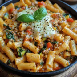 In the world of home cooking, few meals are as satisfying as a one-pan dish that brings together wholesome ingredients, delicious flavors, and simple preparation. Enter the Turkey Spinach Pasta Skillet, a delightful and nourishing meal that checks all the boxes for busy families and health-conscious eaters alike. This dish is not only quick to prepare but also packed with nutrients, making it an ideal choice for weeknight dinners or meal prep for the week ahead.
