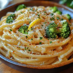 To create the perfect Garlic Lemon Broccoli Pasta, it's essential to gather high-quality ingredients. Below is a detailed overview of each component, explaining their roles in the dish and their nutritional benefits.