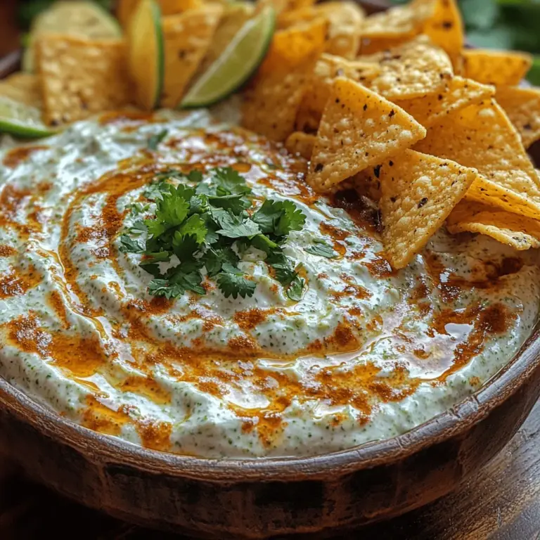 Are you on the lookout for a dip that can elevate your snacks and meals with a burst of flavor? Look no further than Creamy Cilantro Lime Dip. This refreshing, tangy dip is not only delicious but also incredibly versatile, making it a perfect addition to any occasion—whether it’s a casual gathering with friends, a summer barbecue, or a festive holiday party. The combination of creamy texture and zesty lime flavor creates an irresistible dip that pairs well with a variety of dishes.