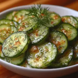As the temperatures rise and summer gatherings become a staple of our social calendars, nothing complements a sunny afternoon quite like a refreshing salad. Enter the Creamy Cucumber Dill Salad, a dish that epitomizes summer's vibrant flavors and effortless preparation. This delightful salad is not only a feast for the eyes with its crisp, crunchy cucumbers and bright green dill, but it also offers a cooling relief during hot days.