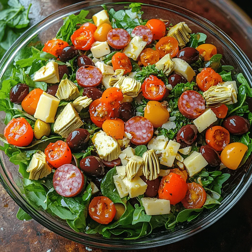 Italian cuisine is celebrated worldwide for its robust flavors, fresh ingredients, and vibrant colors. One dish that beautifully encapsulates these characteristics is the Italian Mosaic Antipasto Salad. This culinary masterpiece is not just a feast for the eyes but also a delightful medley of textures and tastes, making it a perfect appetizer or light meal. Whether you’re hosting a gathering or simply looking to enjoy a refreshing dish at home, this salad is versatile enough to shine in any setting.