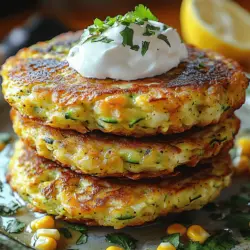 To create the perfect Zucchini Corn Fritter Stacks, it's essential to understand the role that each ingredient plays. Here’s a detailed breakdown of the ingredients that come together to make this delicious dish:
