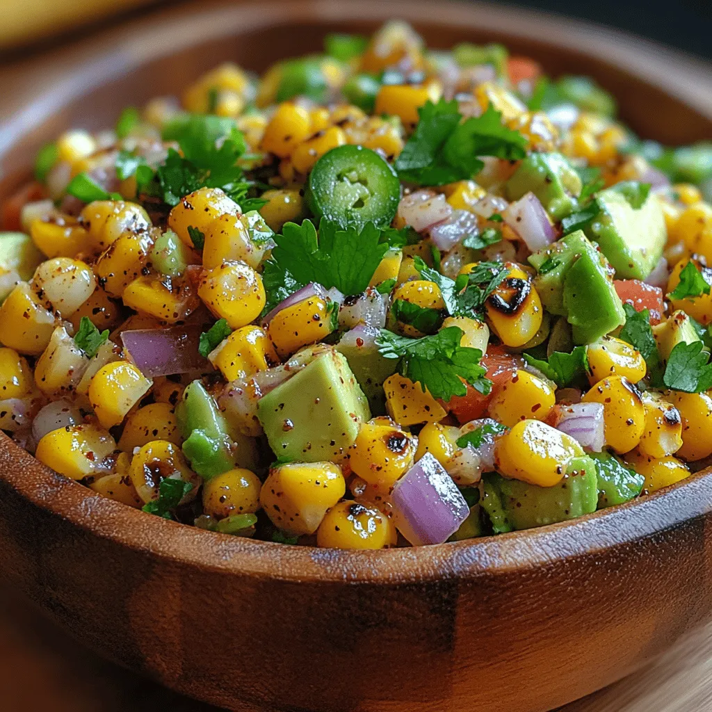 As the sun shines brighter and the air fills with the scent of grilling meats and vegetables, there's one dish that stands out for its vibrant colors and refreshing flavors: Smoky Grilled Corn and Avocado Salsa. This delightful salsa, with its smoky undertones and creamy avocado, is the perfect accompaniment for summer gatherings, barbecues, or simply as a light and nutritious snack.