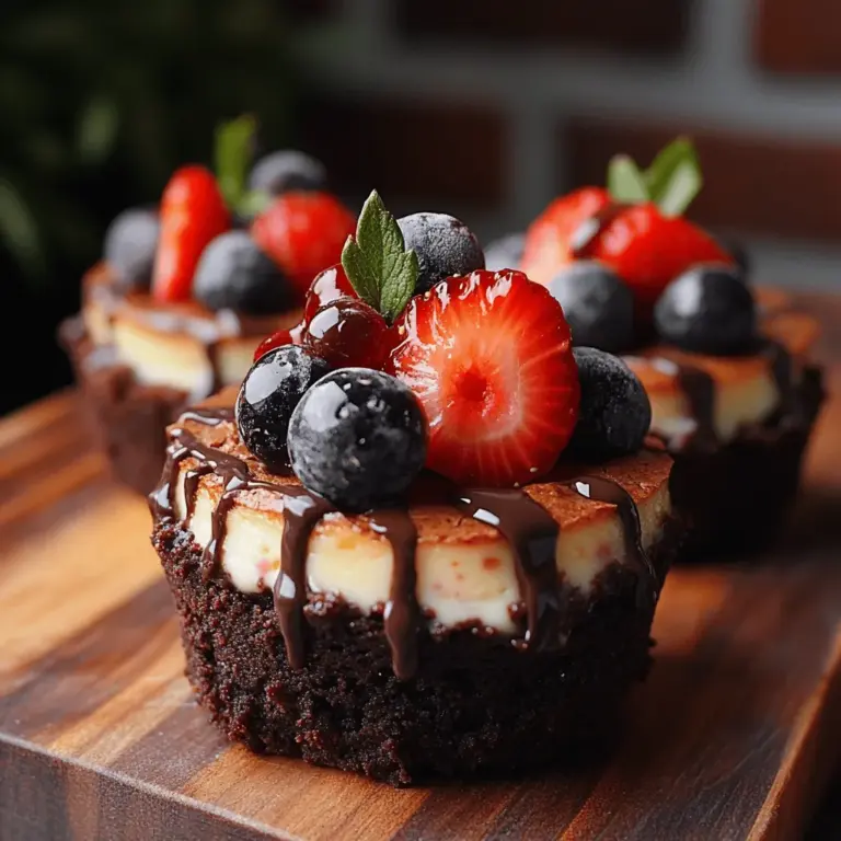 To create the perfect Decadent Mini Cheesecake Brownie Cups, it’s essential to understand the role of each ingredient in both the brownie and cheesecake layers. This knowledge not only ensures successful results but also helps you appreciate the nuances that contribute to the overall flavor and texture of this delightful dessert.