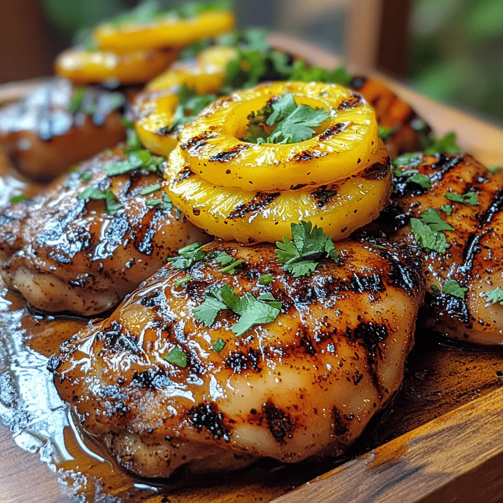 When summer rolls around, there’s nothing quite like the sizzling sounds and tantalizing aromas of the grill wafting through the air. Among the plethora of options available for outdoor cooking, one dish stands out for its unique flavor profile and vibrant presentation: Spicy Grilled Pineapple Chicken. This tantalizing dish combines tender chicken thighs with the sweet, juicy goodness of pineapple, all elevated by a medley of spices that pack a flavorful punch.