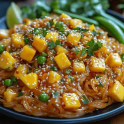 To truly appreciate the essence of Sticky Mango Fire Noodles, let’s delve into the key components that make this dish a standout creation.