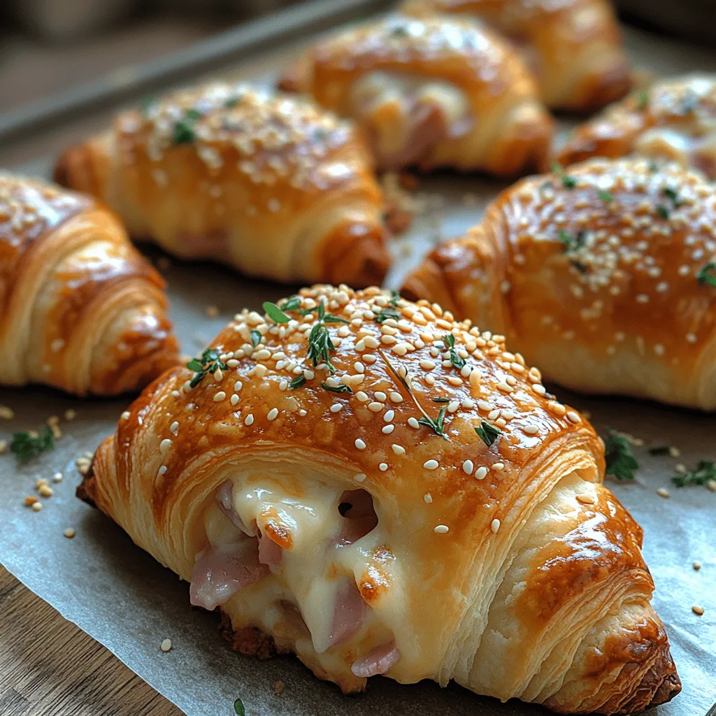 Are you looking for a delectable and convenient snack that will impress your guests and delight your taste buds? Look no further than mini ham and cheese croissants! These bite-sized pastries beautifully blend flaky, buttery dough with savory ham and rich cheese, making them an irresistible treat for any occasion. Whether you're hosting a party, preparing for a brunch gathering, or simply need a quick snack for the family, these mini croissants are the answer. Their versatility shines through, as they can be served warm out of the oven or enjoyed cold, making them an excellent choice for various scenarios.